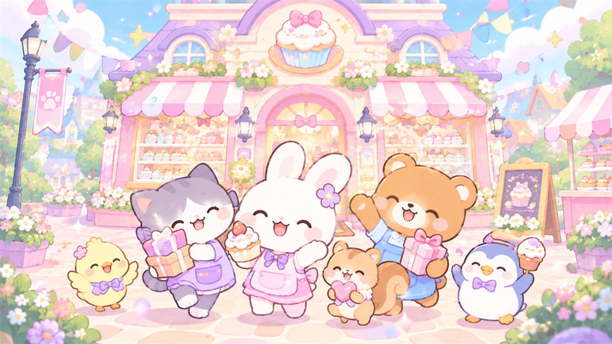 お店完成・達成感のイメージイラスト